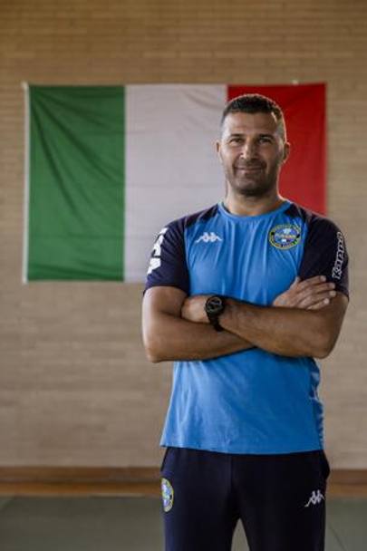 Il coach azzurro Dario Romano